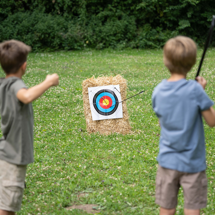 BOWRILLA 20er Set Zielscheiben-Auflagen 38 × 38 cm für Bogenschießen und Training