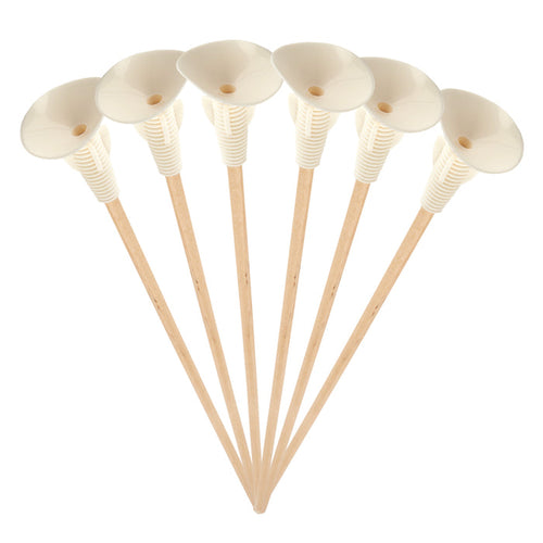 BOWRILLA 6 Stk. Holzpfeile mit Saugnapf, 30cm