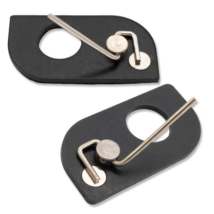 BOWRILLA 6 Stk. magnetische Pfeilauflage aus Edelstahl, universell und selbstklebend
