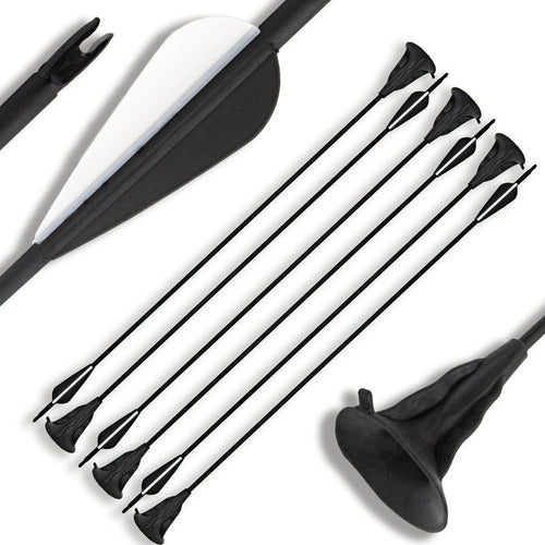 BOWRILLA 6er Set Pfeile mit Saugnapf