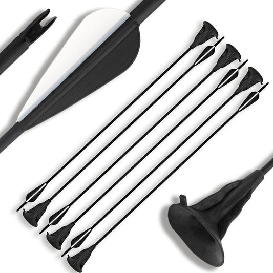 BOWRILLA 6er Set Pfeile mit Saugnapf