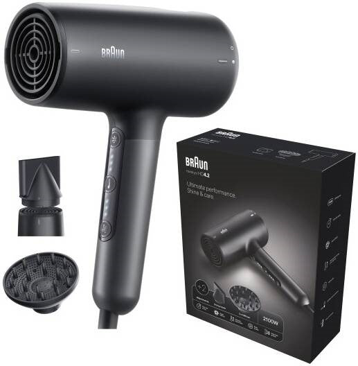 BRAUN Hair Dryer Htdc Dryer Super, Ionic Black