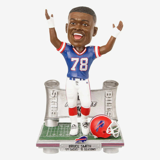Bruce Smith Buffalo Bills All-Time Sack Leader NFL Football Bobblehead