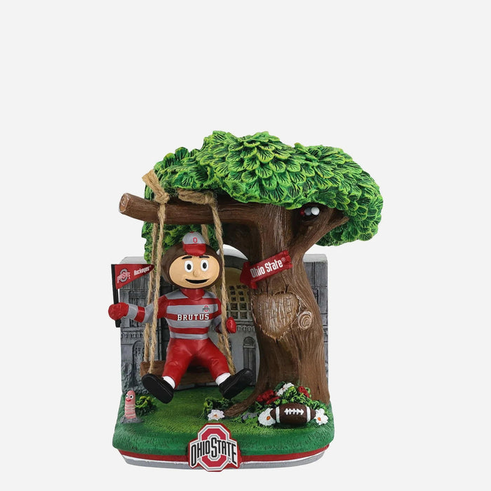 Brutus Buckeye Ohio State Buckeyes City Park Swing Mini NCAA College Bobblehead