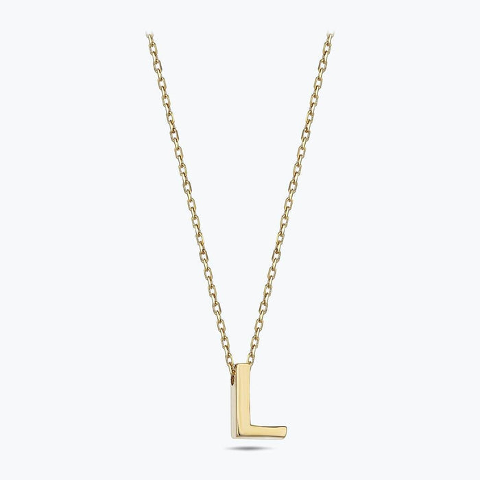 Buchstabe L Goldkette
