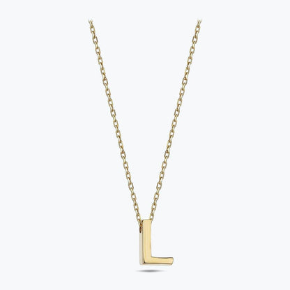 Buchstabe L Goldkette