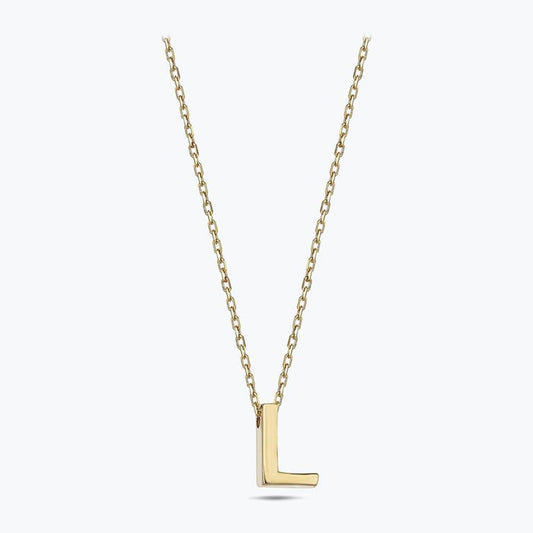 Buchstabe L Goldkette