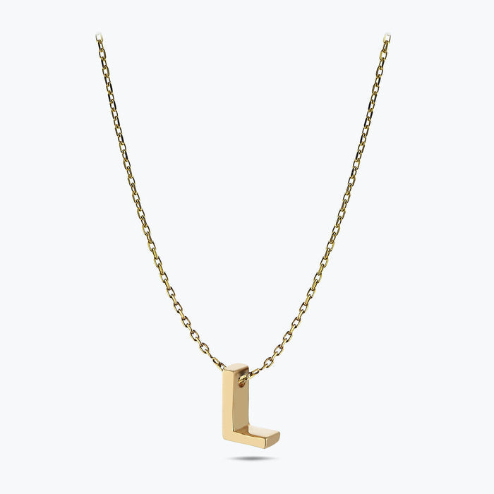 Buchstabe L Goldkette