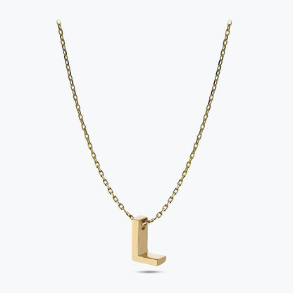 Buchstabe L Goldkette