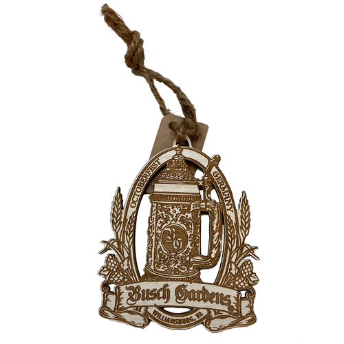 Busch Gardens Williamsburg Octoberfest Wooden Ornament