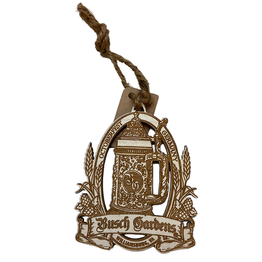 Busch Gardens Williamsburg Octoberfest Wooden Ornament