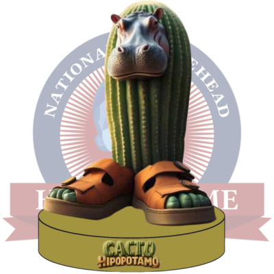 Cacto Hipopotamo Bobblehead (Presale)