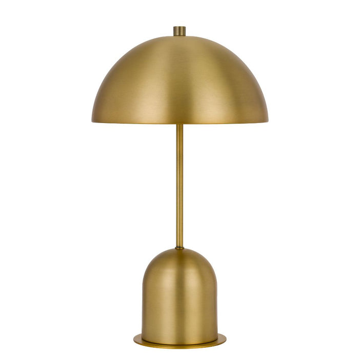 Cal Lighting Peppa Metal Mushroom Accent Table Lamp with Color Options main image.