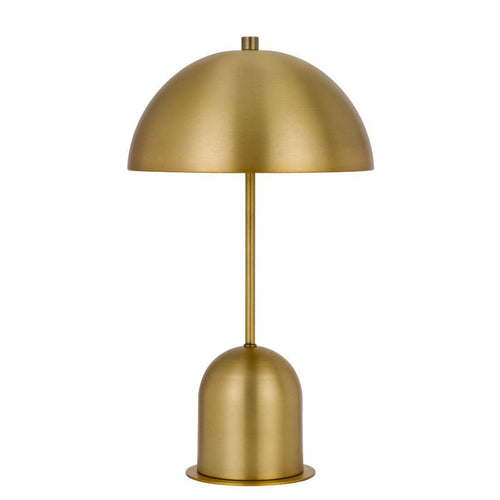 Cal Lighting Peppa Metal Mushroom Accent Table Lamp with Color Options main image.