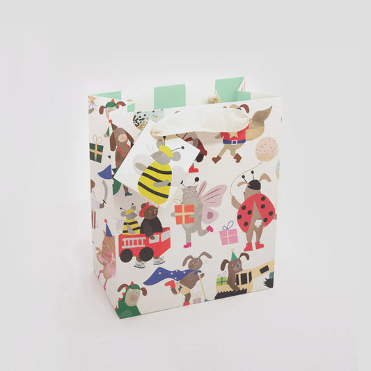 Caroline Gardner Small Gift Bag - Fancy Dress Animals