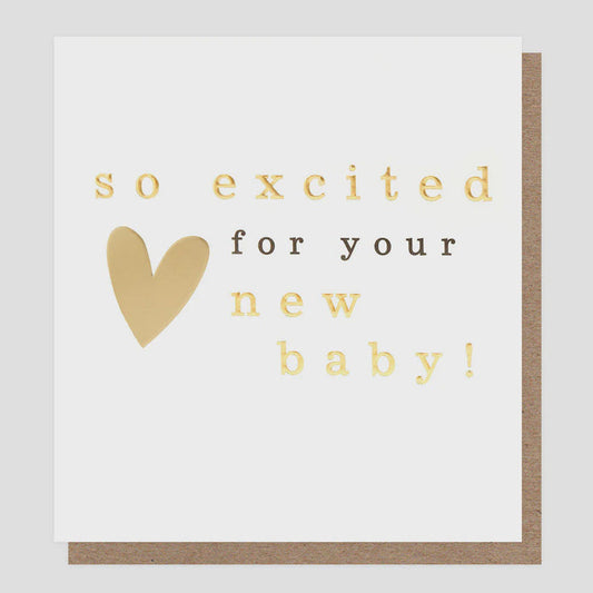 Caroline Gardner So Excited Greetings Card