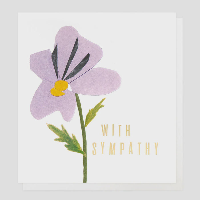 Caroline Gardner With Sympathy Greetings Card
