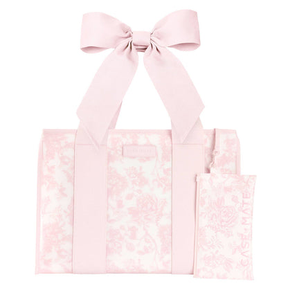 Case-Mate Afternoon Rosé Bow Jelly Tote Bag