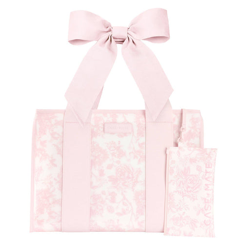 Case-Mate Afternoon Rosé Bow Jelly Tote Bag