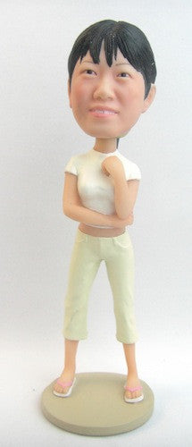 Casual Female Bobblehead #15 - National Bobblehead HOF Store