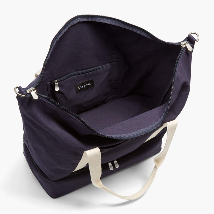 Interior Empty - Catalina Deluxe - Organic Canvas - Deep Navy - Weekender - Lo & Sons