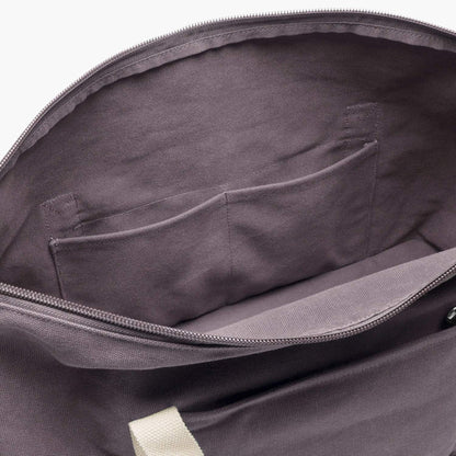 Interior Pockets - The Catalina Deluxe - Eco Friendly Canvas - Thistle - Weekender - Lo & Sons