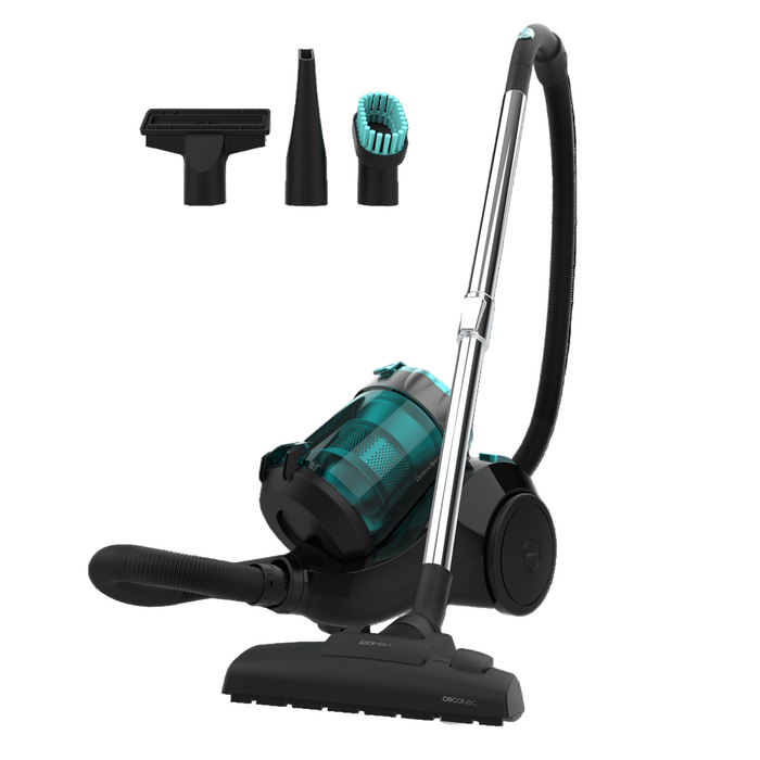 Cecotec Conga Multi Cyclonic Plus Canister Vacuum Cleaner, 2.5Lit, 800Watts, Black