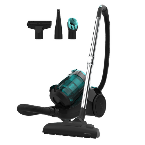 Cecotec Conga Multi Cyclonic Plus Canister Vacuum Cleaner, 2.5Lit, 800Watts, Black