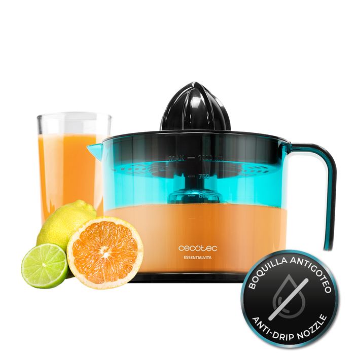 Cecotec Electric Citrus Juicer, Essential Vita, 500Ml, 45Watts, Black