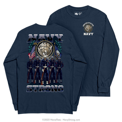 "Ceremonial Guard" Long Sleeve Tee | Navy