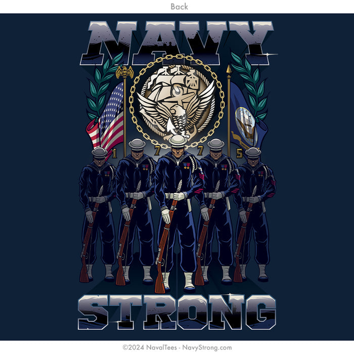 "Ceremonial Guard" Long Sleeve Tee | Navy