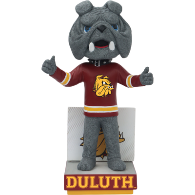 Champ Minnesota Duluth Bulldogs Mascot Maroon Jersey Bobblehead (Presale)