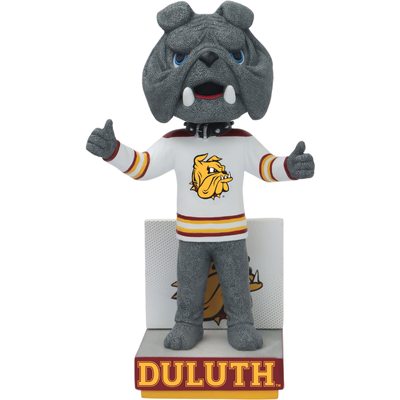 Champ Minnesota Duluth Bulldogs Mascot White Jersey Bobblehead (Presale)