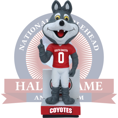 Charlie Coyote South Dakota Coyotes Mascot Bobblehead