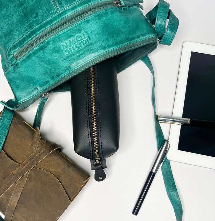 leather pencil pouch