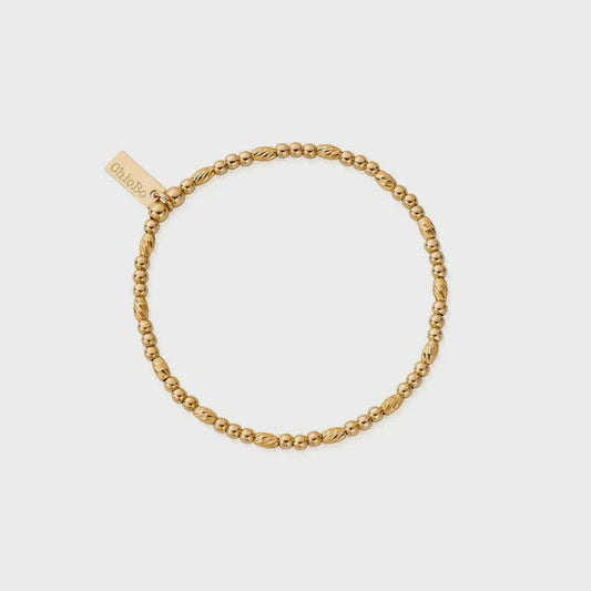 ChloBo Dainty Sparkle Bracelet - Gold