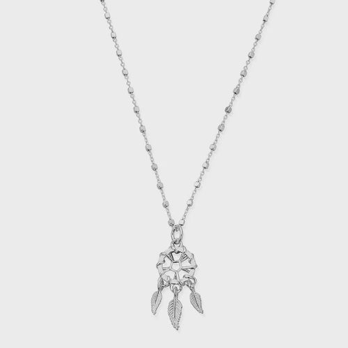 ChloBo Delicate Cube Chain Dream Catcher Necklace