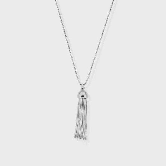 ChloBo Diamond Cut Chain with Cap Tassel Pendant