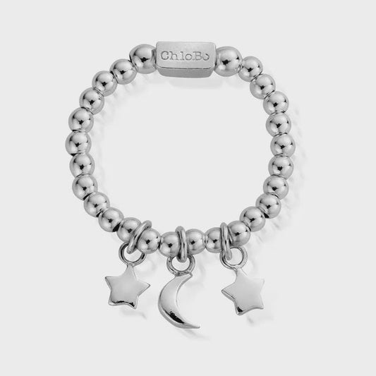 ChloBo Mini Triple Night Sky Ring Medium