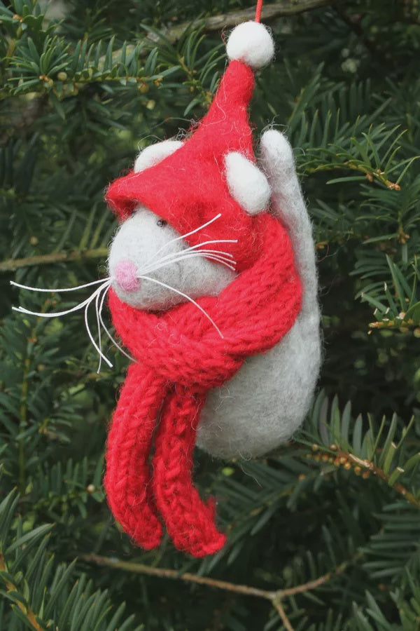 Christmas Mouse Decoration