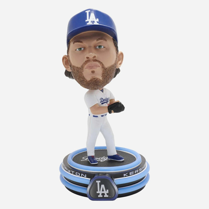 Clayton Kershaw Los Angeles Dodgers LED Neon Bighead MLB Baseball Bobblehead