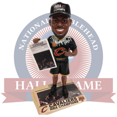 Cleveland Cavaliers 2016 NBA Champions LeBron James Newspaper Bobblehead - National Bobblehead HOF Store