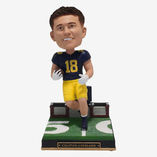 Colston Loveland Michigan Wolverines Gates Series NCAA College Bobblehead