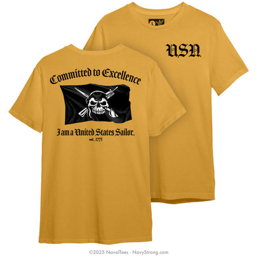 "Committed to Excellence" Tee | Gold