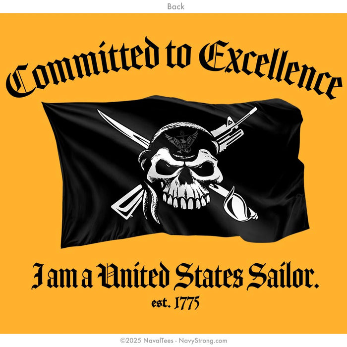 "Committed to Excellence" Tee | Gold