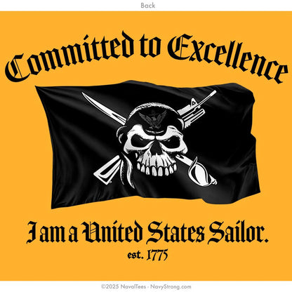 "Committed to Excellence" Tee | Gold