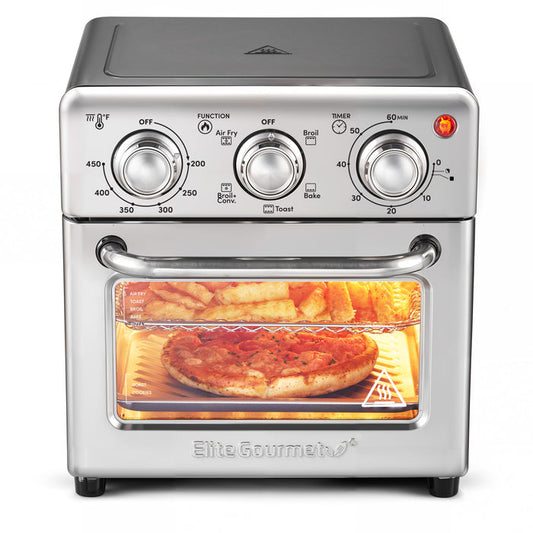 Compact 8.5Qt Air Fryer Oven (Stainless Steel)