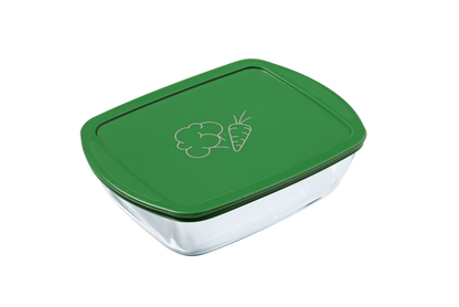Cook & Store - Rectangular dish with red lid - special meat
