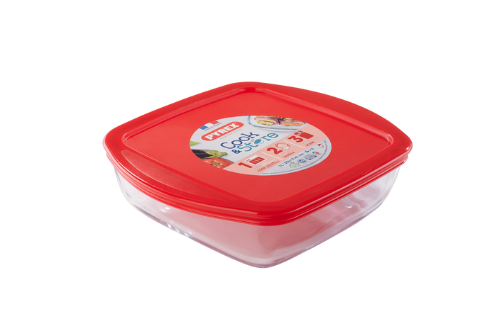 Cook&Store - Square glass storage dish with lid