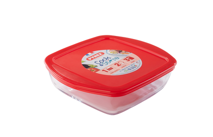 Cook&Store - Square glass storage dish with lid
